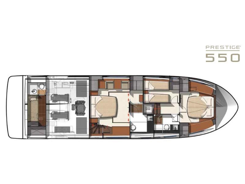 Book yachts online - motorboat - Prestige 550 Fly - Rock - rent