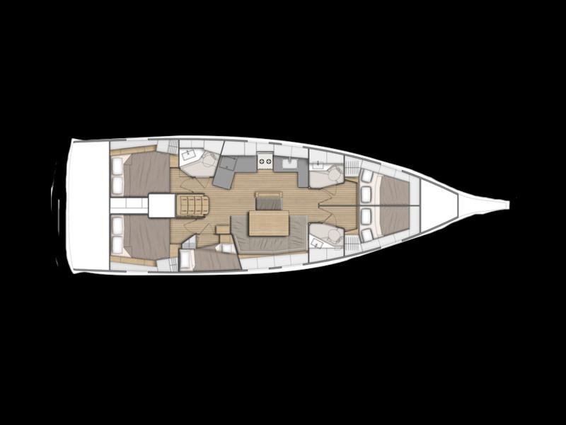 Book yachts online - sailboat - Oceanis 46.1 - no name - rent