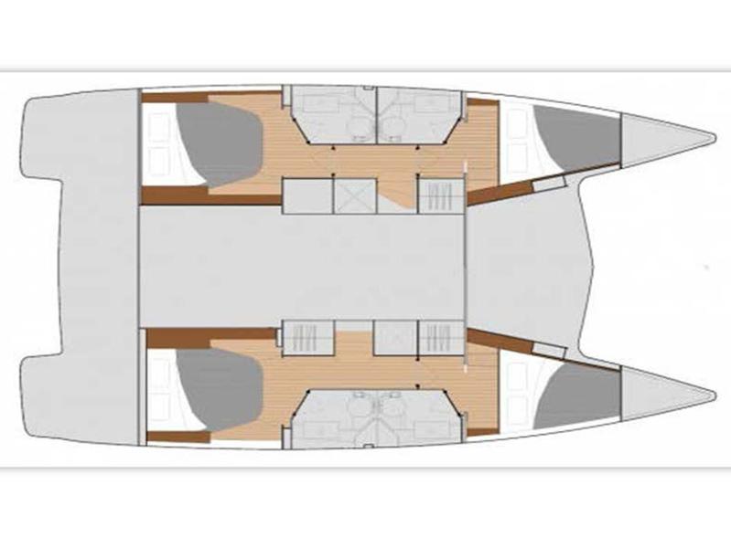 Book yachts online - catamaran - Lucia 40 - Minoris - rent