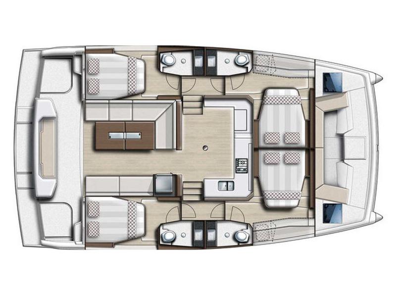 Book yachts online - catamaran - Bali Catspace - Samothraki 1 - rent