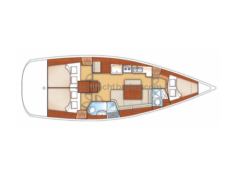 Book yachts online - sailboat - Oceanis 40 - Fryda - rent