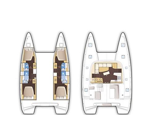 Book yachts online - catamaran - Lagoon 42 - Blade - rent