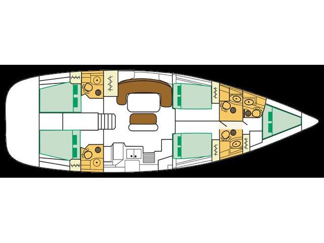 Book yachts online - sailboat - Oceanis 523 - Athina - rent