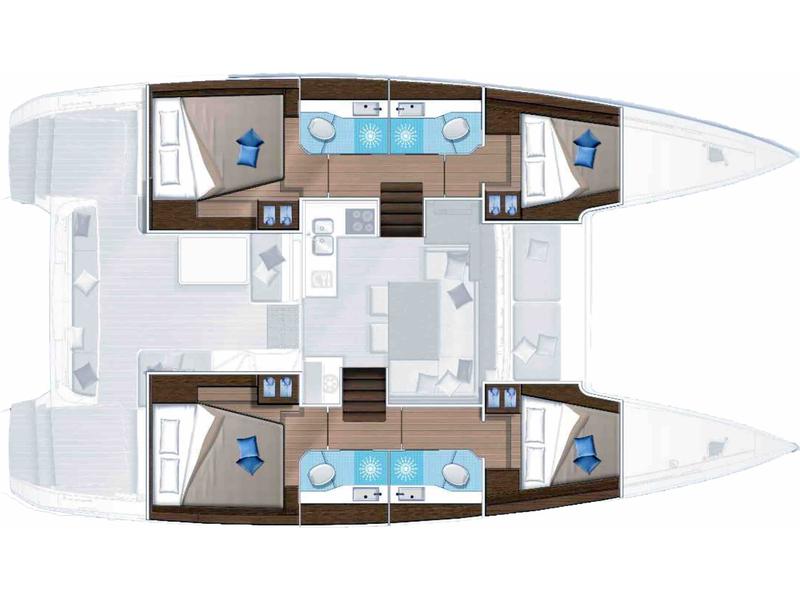 Book yachts online - catamaran - Lagoon 40 - Geo - rent