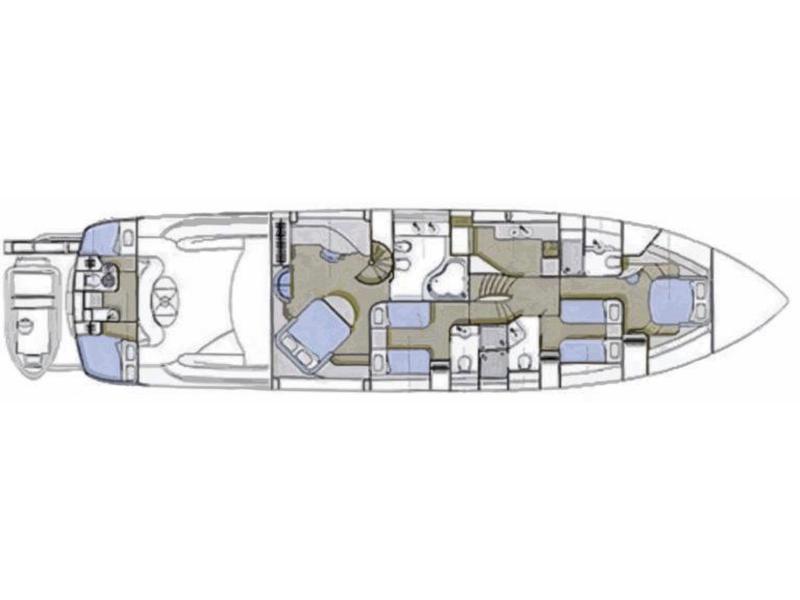 Book yachts online - motorboat - Sunseeker Manhattan 84 - SKYWATER - rent