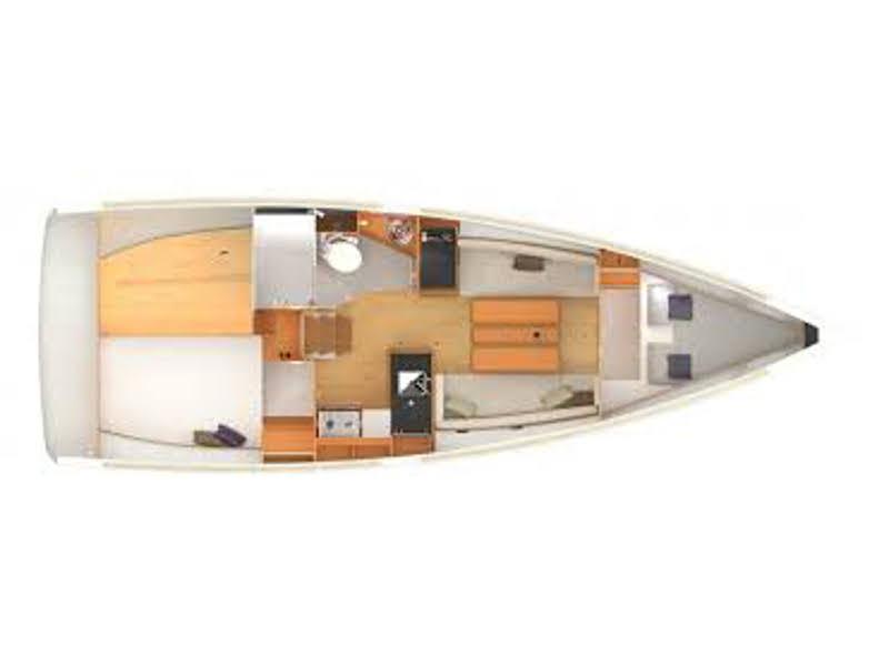 Book yachts online - sailboat - Sun Odyssey 349 - Zucchero Filato - rent