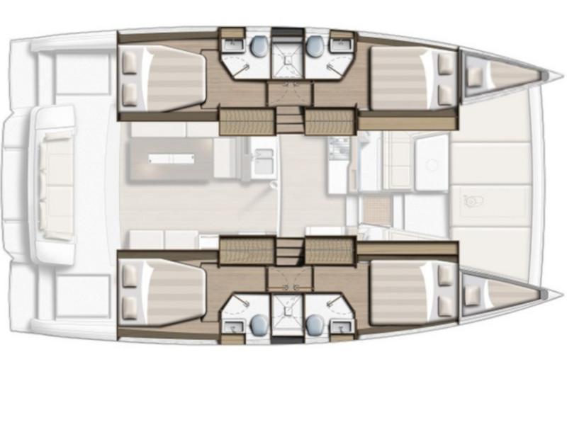 Book yachts online - catamaran - Bali 4.2 - no name - rent