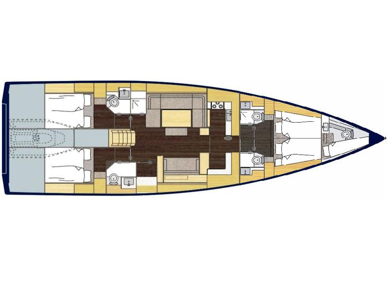 Book yachts online - sailboat - Bavaria C57 (Skippered) - GHOST - rent