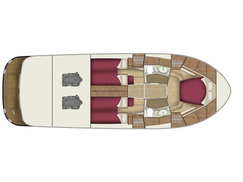 Book yachts online - motorboat - Adriana 44 - Tina II - rent