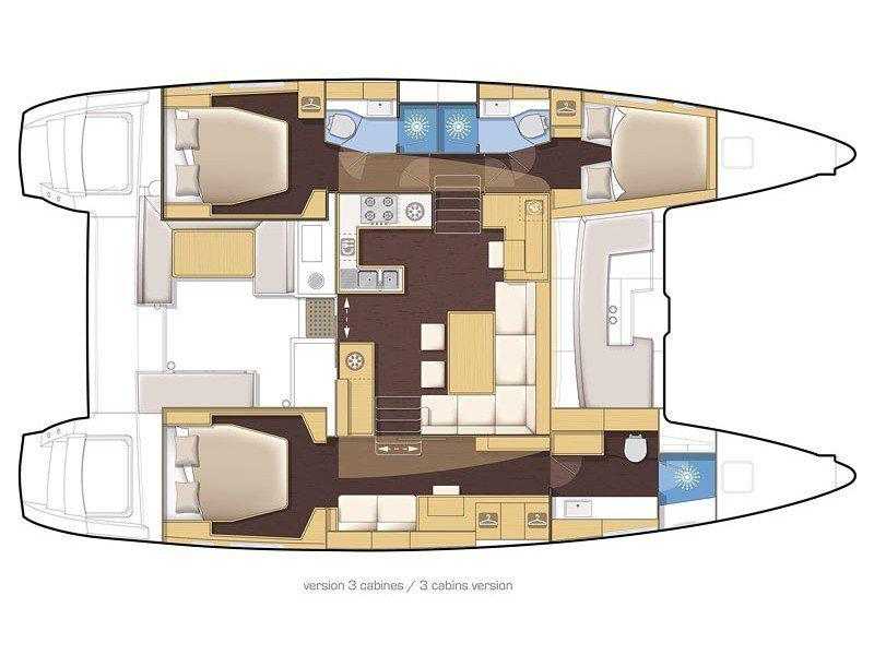 Book yachts online - catamaran - Lagoon 450 Flybridge - Helena (A/C &amp; Generator) - rent