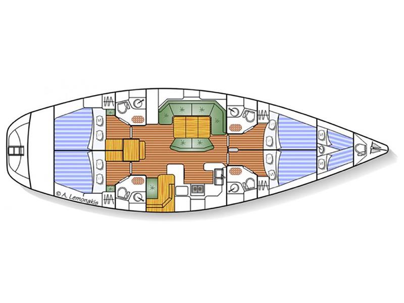 Book yachts online - sailboat - Sun Odyssey 52.2 - Malama - rent