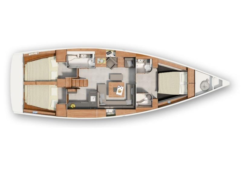 Book yachts online - sailboat - Hanse 455 - Piri Reis II - rent