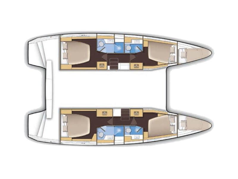 Book yachts online - catamaran - Lagoon 42b - JOY (Generator, A/C, Watermaker, Free Entertainment Pack) - rent