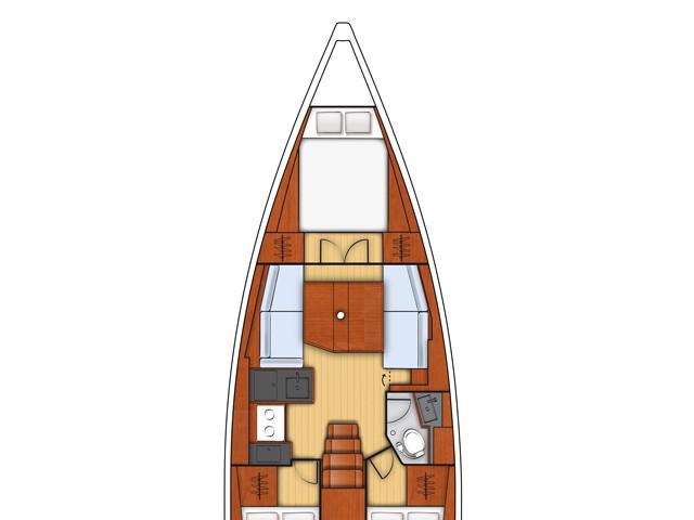 Book yachts online - sailboat - Oceanis 38.1 - Always Sunny - rent