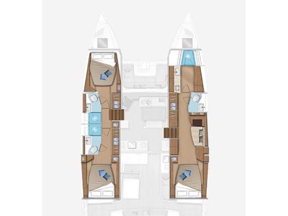 Book yachts online - catamaran - Lagoon 46 OW - Vela - rent