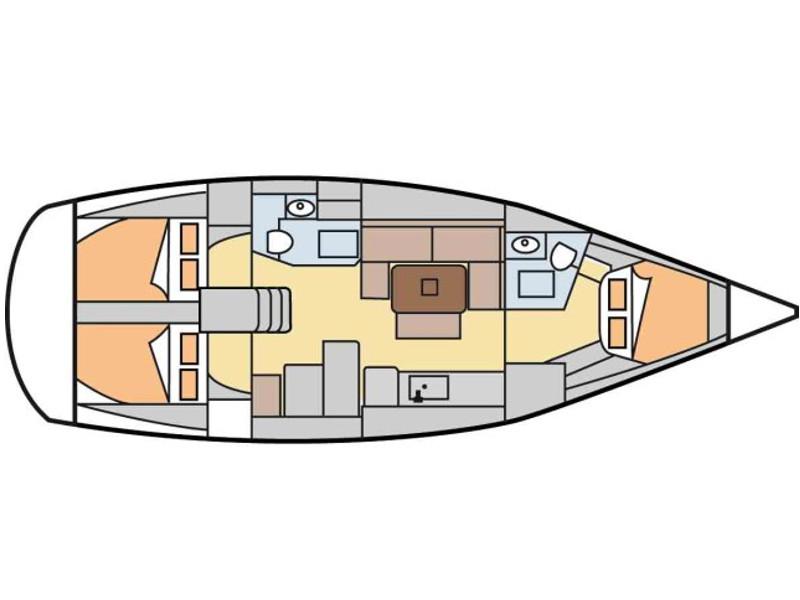 Book yachts online - sailboat - Dufour 405 Grand Large - Daphne - rent