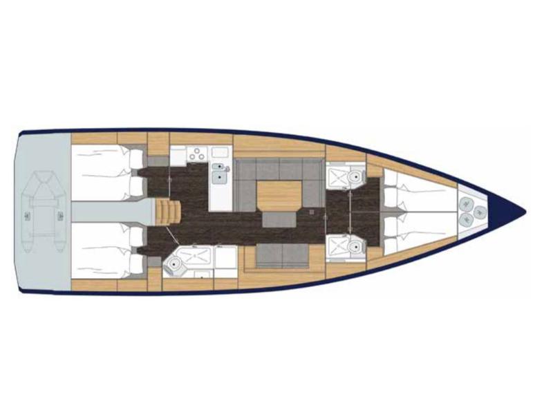 Book yachts online - sailboat - Bavaria C45 Holliday - Barbara - rent