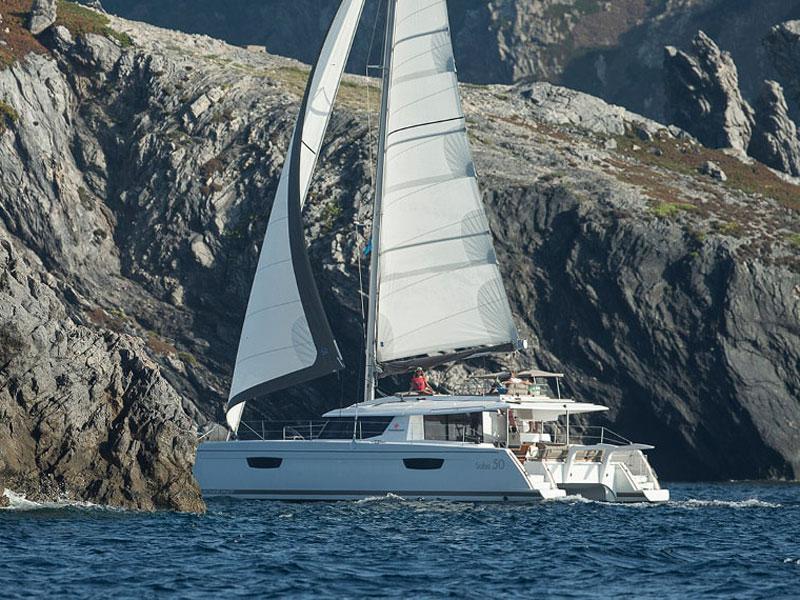 Book yachts online - catamaran - Saba 50 - Sunset - rent