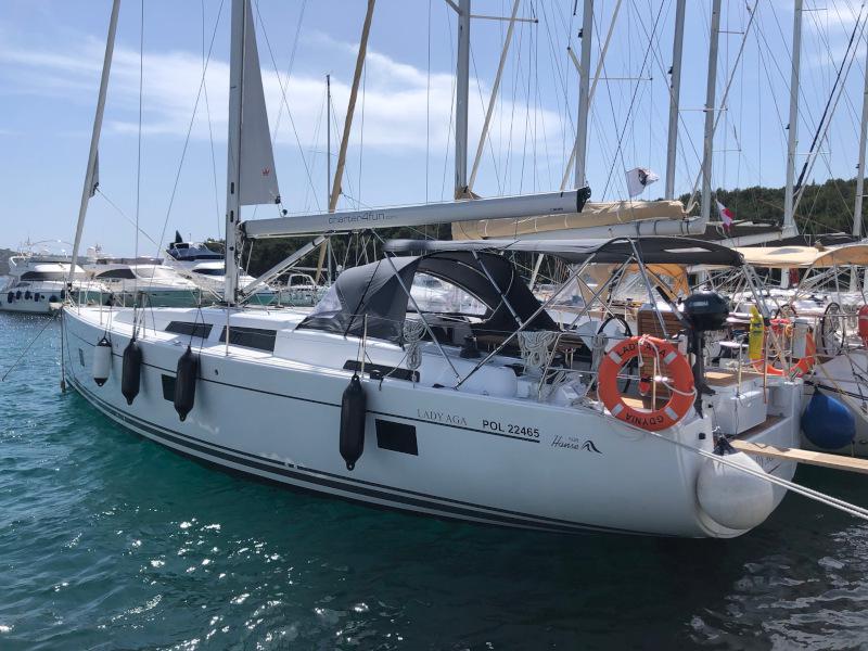 Book yachts online - sailboat - Hanse 508 - Lady Aga - rent