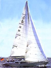 Book yachts online - sailboat - Dehler 38 - Ferox - rent