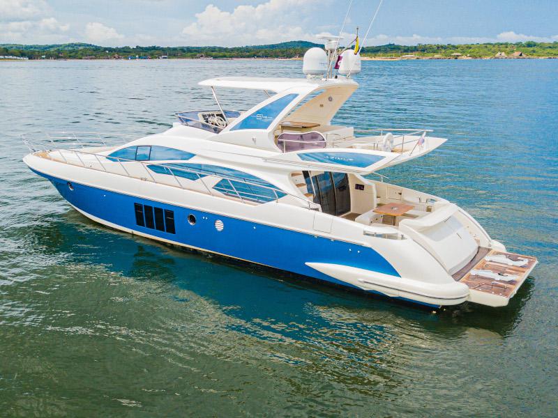 Book yachts online - motorboat - Azimut 64 Flybridge - Copacceti - rent