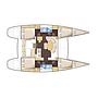 Book yachts online - catamaran - Lagoon 380 - Gratia - rent