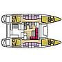 Book yachts online - catamaran - Lagoon 42 - Benetnash II (GND) (A/C, WM, Generator, Inverter) - rent