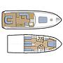 Book yachts online - motorboat - Alena 54 - Solo 1 - rent