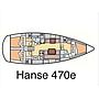 Book yachts online - sailboat - Hanse 470e - Brista - rent