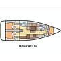 Book yachts online - sailboat - Dufour 410 Grand Large 8 - Geronimo - rent