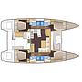 Book yachts online - catamaran - Lagoon 450  F - RED TWIN II  - rent