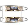 Book yachts online - catamaran - Lagoon 42 - ZETA - rent