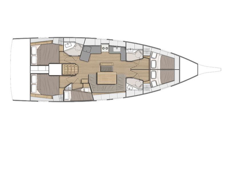 Book yachts online - sailboat - Oceanis 46.1 (5 cab) - Daskalos - rent