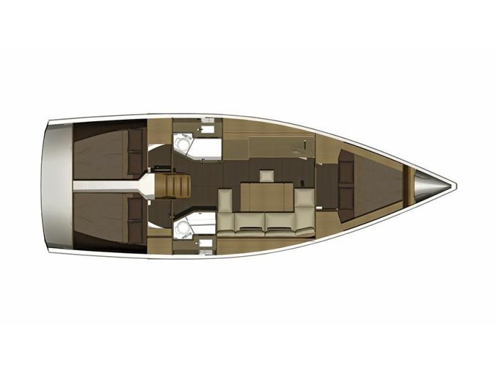 Book yachts online - sailboat - Dufour 382 Grand Largea - 382Athens - rent