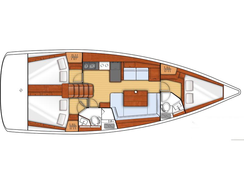 Book yachts online - sailboat - Oceanis 41 - Warrior - rent