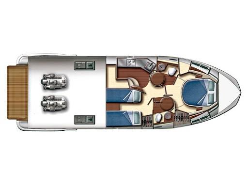 Book yachts online - motorboat - Azimut 43 Fly - Shine IV - rent