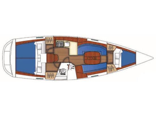 Book yachts online - sailboat - Oceanis 34.3 - S/Y Ariadne - rent