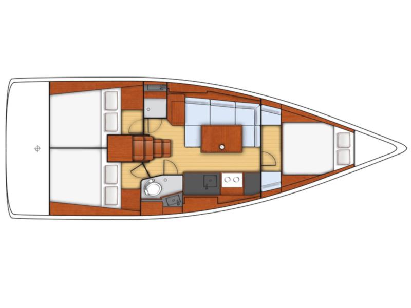 Book yachts online - sailboat - Oceanis 38- 3 cab. - Aphrodite - rent