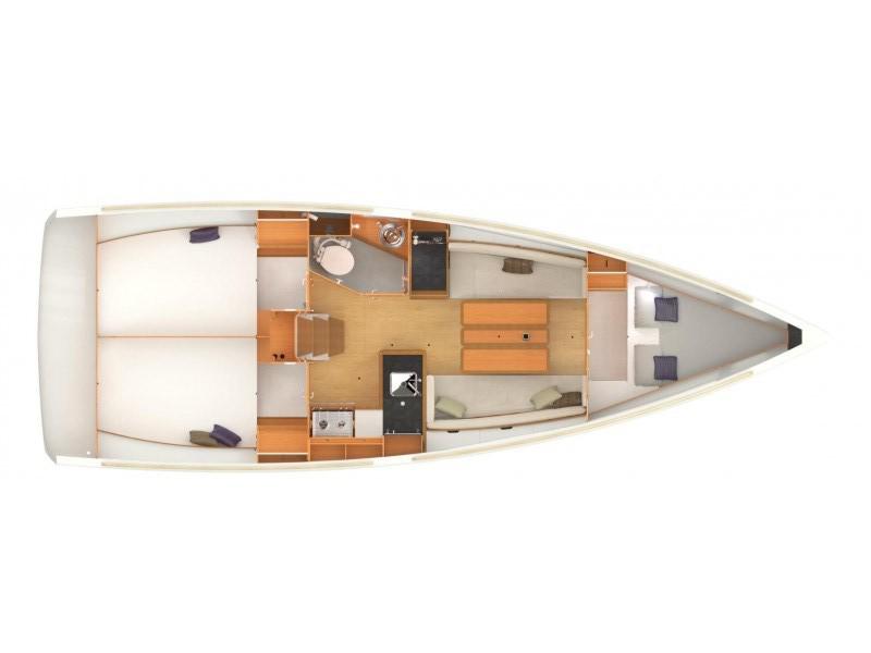 Book yachts online - sailboat - Sun Odyssey 349 - Krill - rent