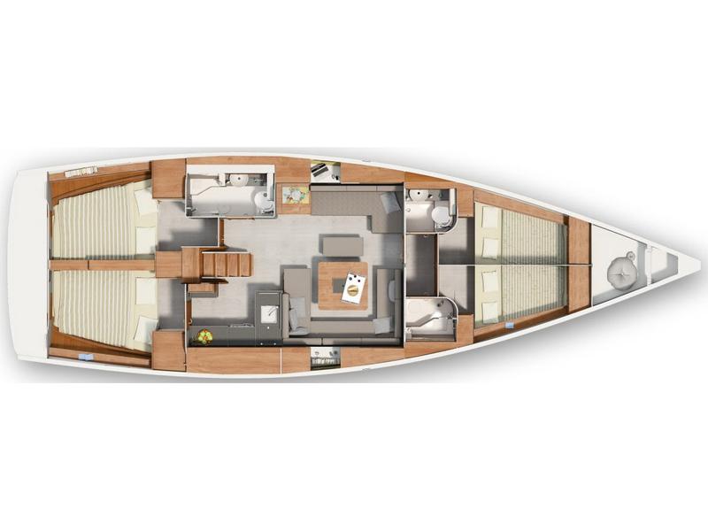 Book yachts online - sailboat - Hanse 455 - Beata - rent