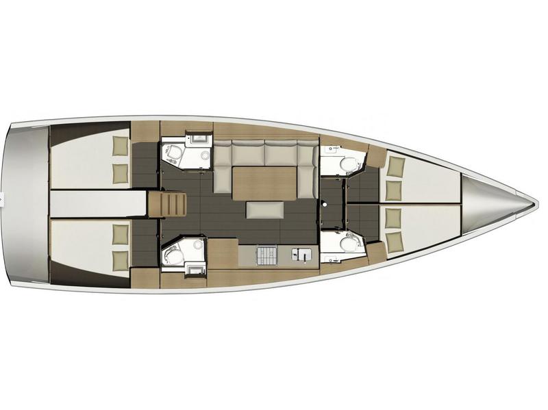 Book yachts online - sailboat - Dufour 460 Grand Large - Mirjana - rent