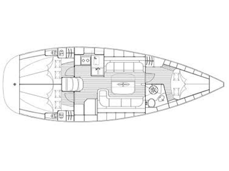 Book yachts online - sailboat - Bavaria 37 - Alexandros 1 - rent