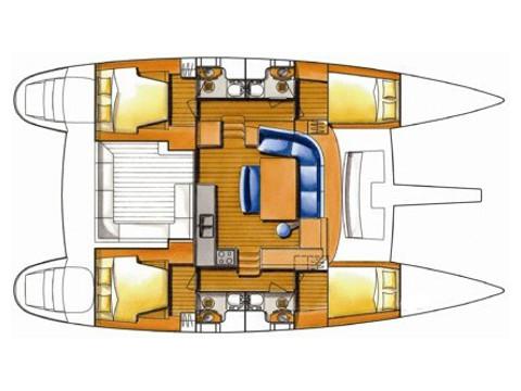 Book yachts online - catamaran - Lagoon 440 - Mystikal - rent