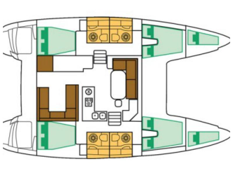 Book yachts online - catamaran - Lagoon 400 - Emilio - rent