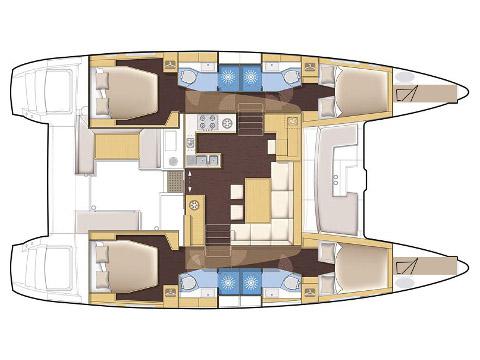 Book yachts online - catamaran - Lagoon 450 - Muzikal - rent