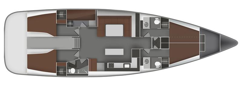 Book yachts online - sailboat - Bavaria 55 BT '12 - Vivaldi - rent