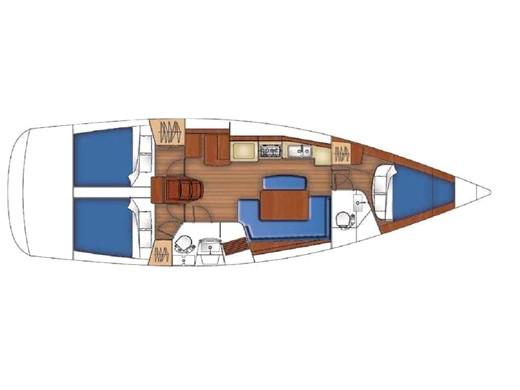 Book yachts online - sailboat - Oceanis 40 - Peppina - rent
