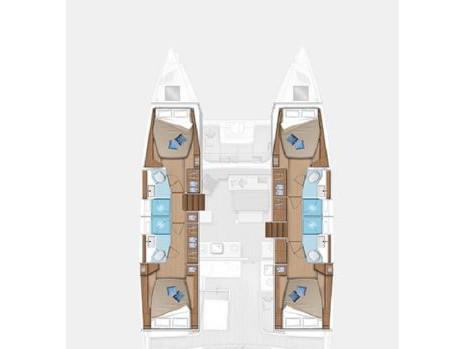 Book yachts online - catamaran - Lagoon 46 Fly - EUPHORIA III  - rent