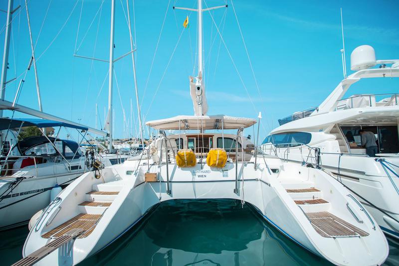 Book yachts online - catamaran - Privilege 465 - PANTARHEI   - rent