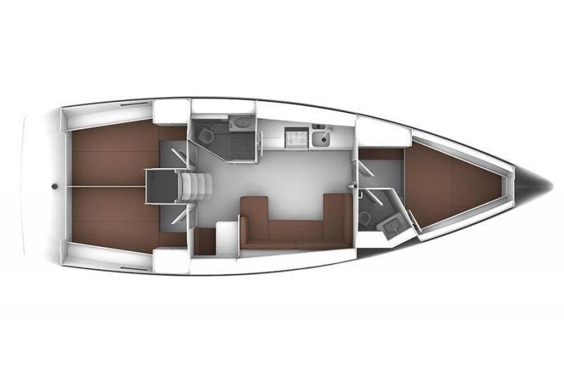 Book yachts online - sailboat - Bavaria Cruiser 41 - Ružica - rent